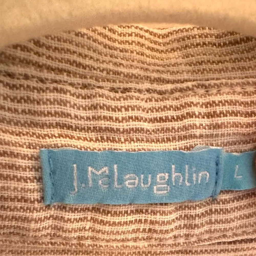 J. McLaughlin Britt Linen Button Down Shirt - Picture 3 of 4